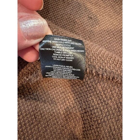 32 Degrees Women's Brown Sherpa Jacket Size L Button Down Casual - Picture 9 of 10